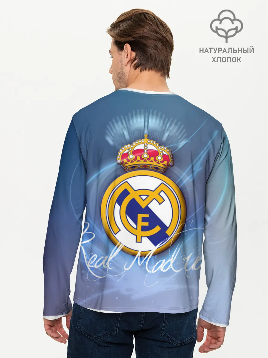 Мужской лонгслив базовый / FC РЕАЛ МАДРИД