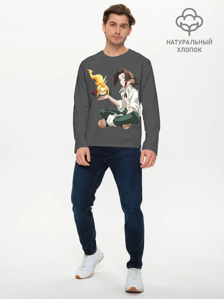 Мужской лонгслив базовый / Веслый Йо