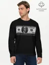 Мужской лонгслив базовый / One hundred dollars