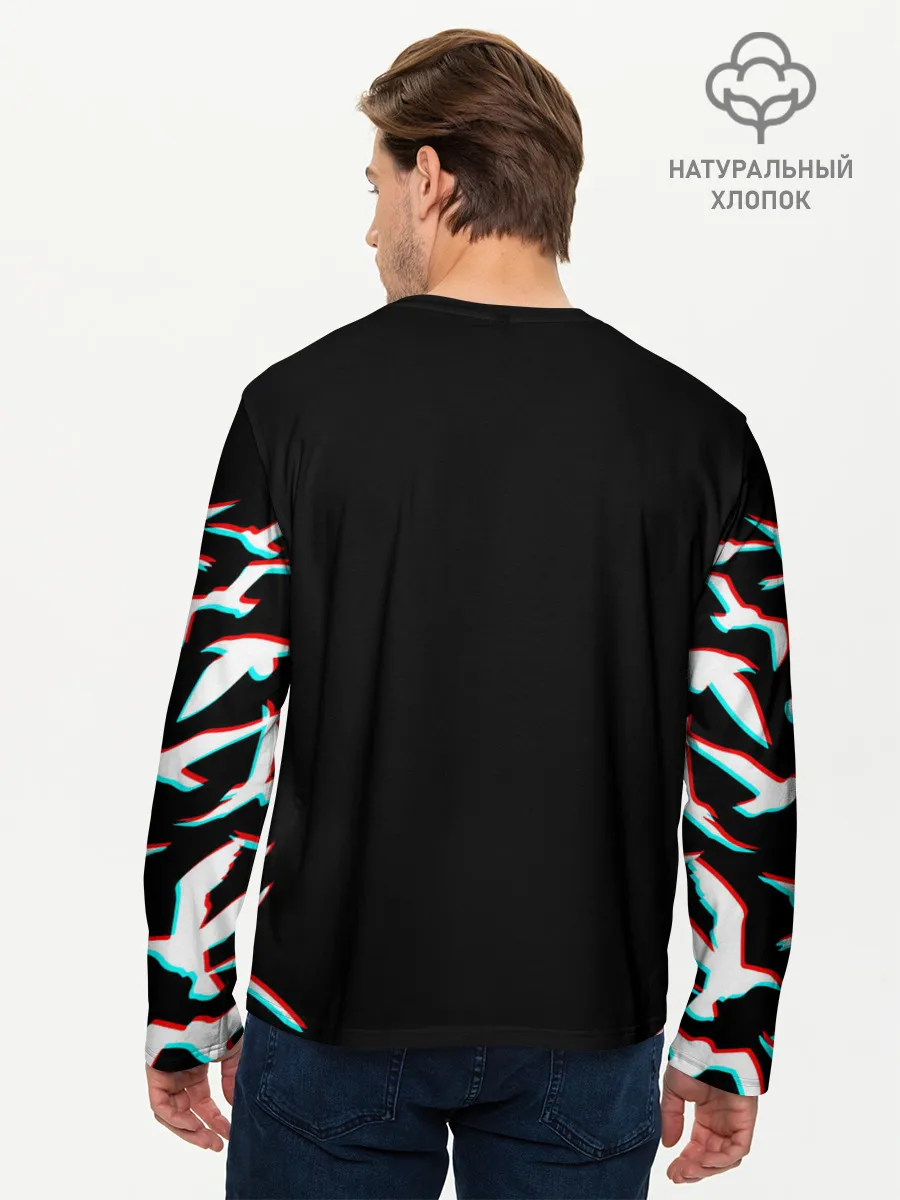 Мужской лонгслив базовый / Alan Wake Glitch