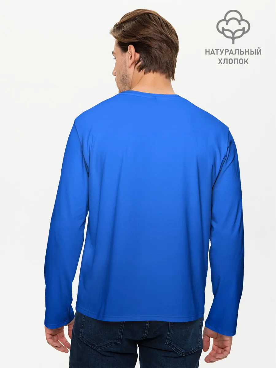 Мужской лонгслив базовый / Лягушка мем