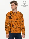Мужской лонгслив базовый / Spooky Halloween BT21 | BTS