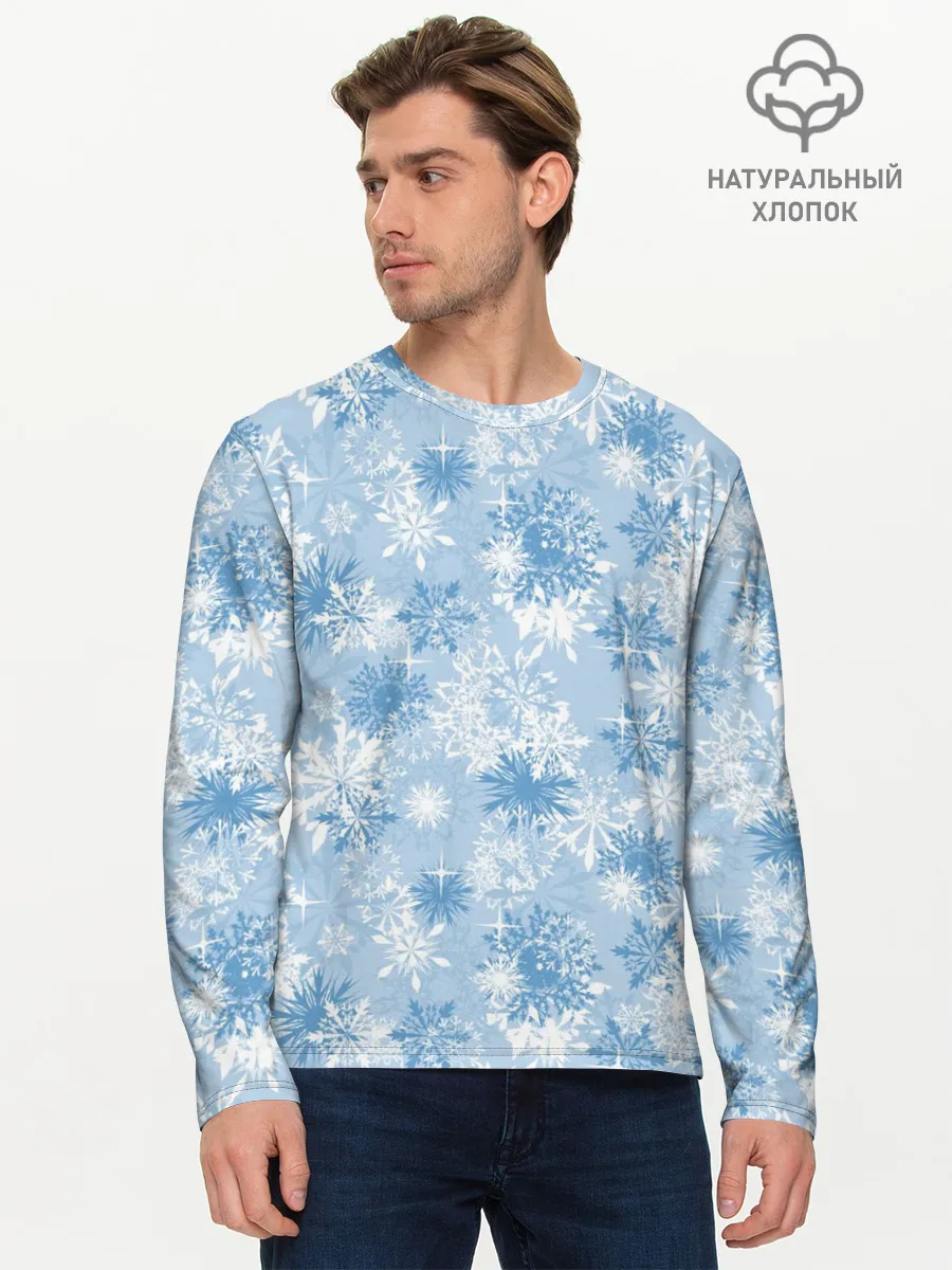 Мужской лонгслив базовый / Морозец