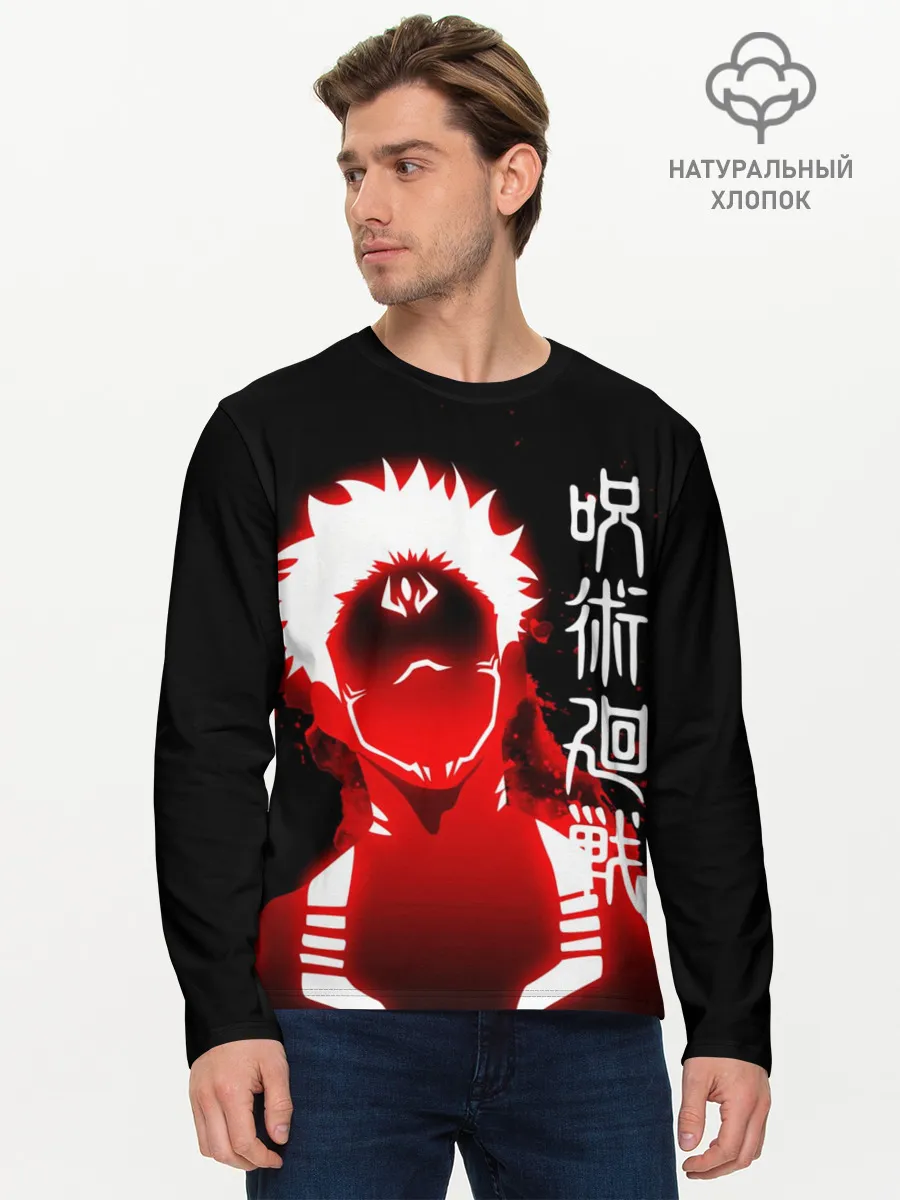 Мужской лонгслив базовый / Сукуна - Рёмэн Сукуна