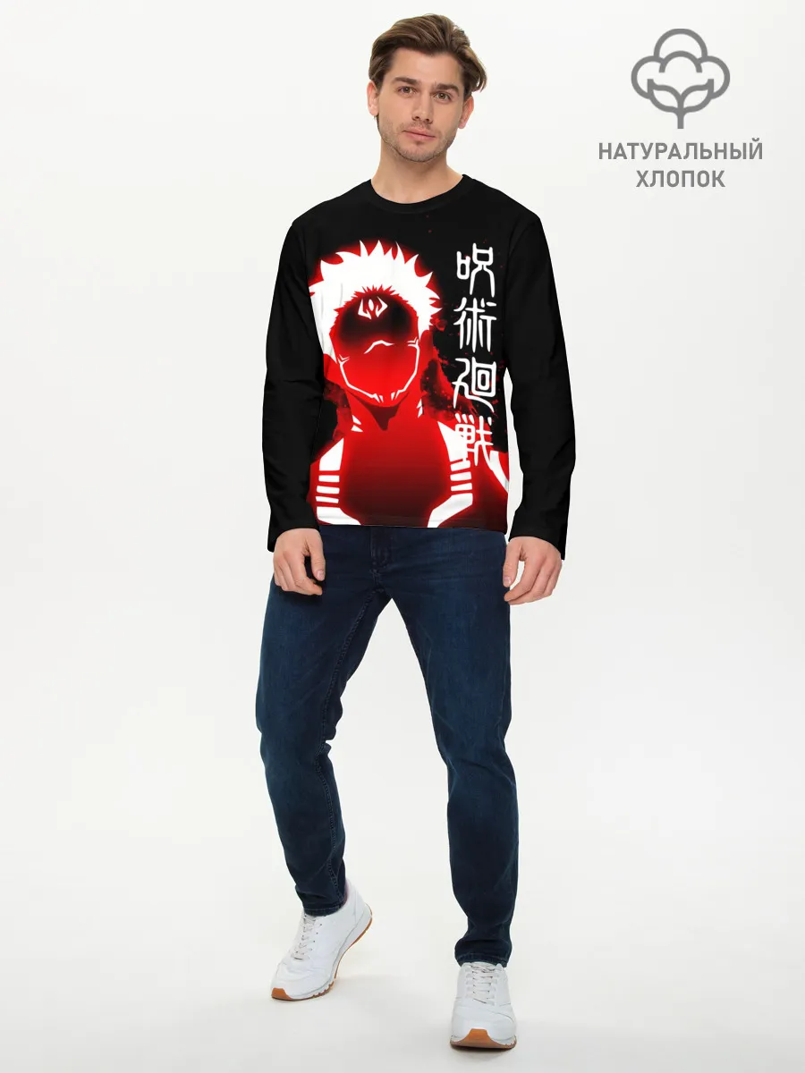 Мужской лонгслив базовый / Сукуна - Рёмэн Сукуна