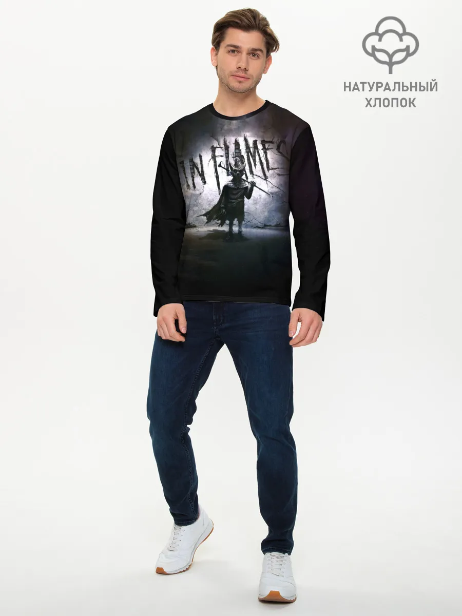 Мужской лонгслив базовый / I, the Mask - In Flames