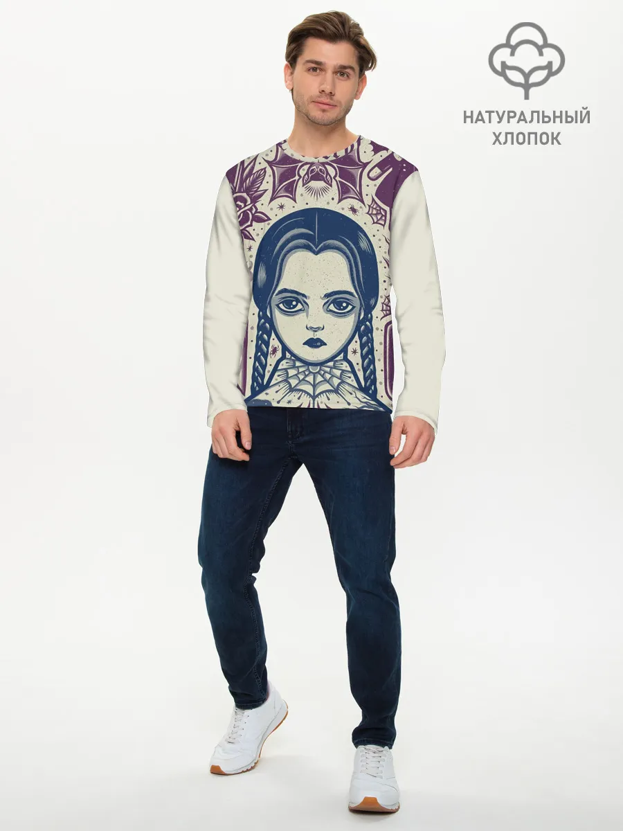 Мужской лонгслив базовый / THE ADDAMS FAMILY NW2