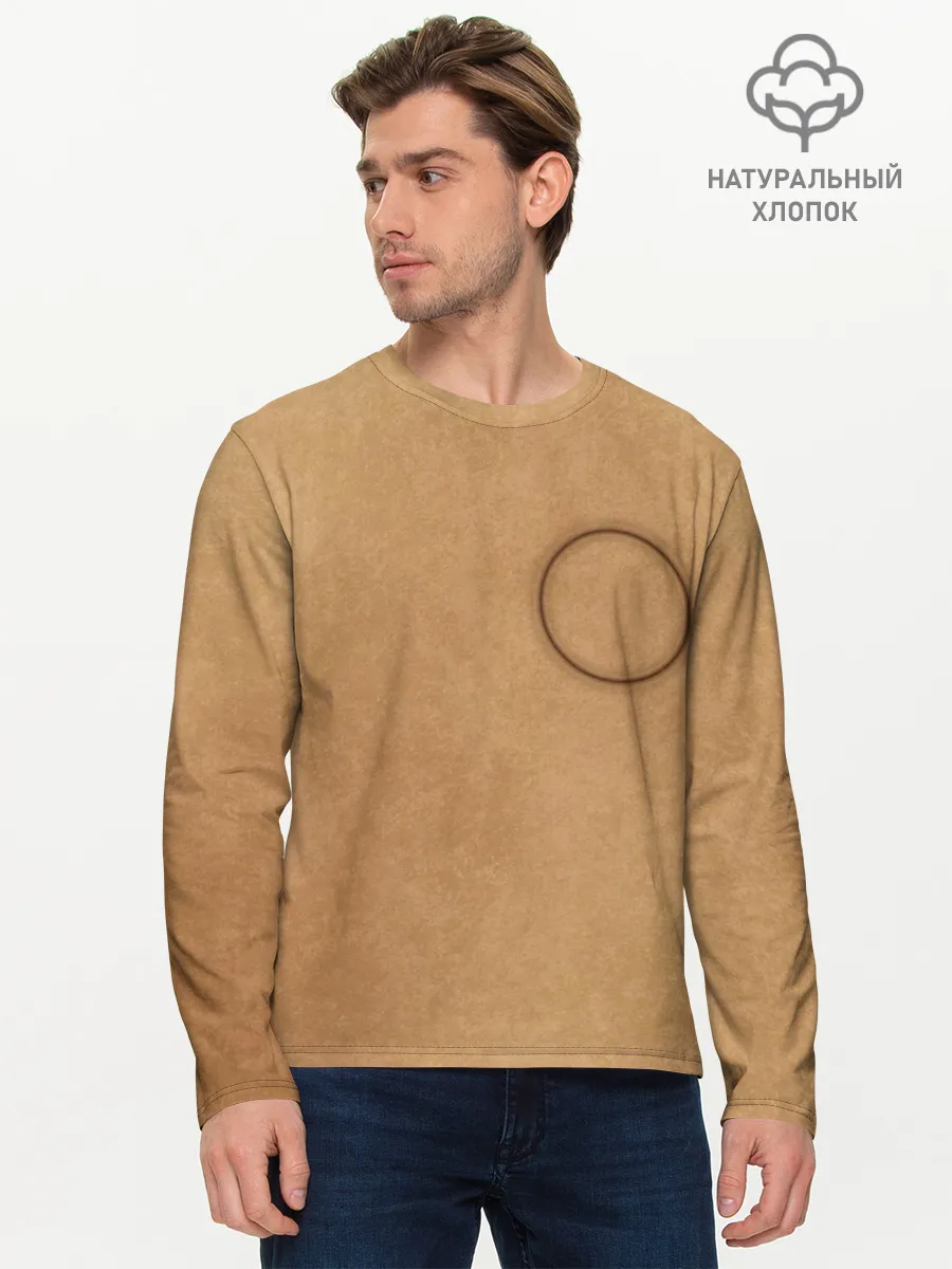 Мужской лонгслив базовый / Круг / Игра в кальмара