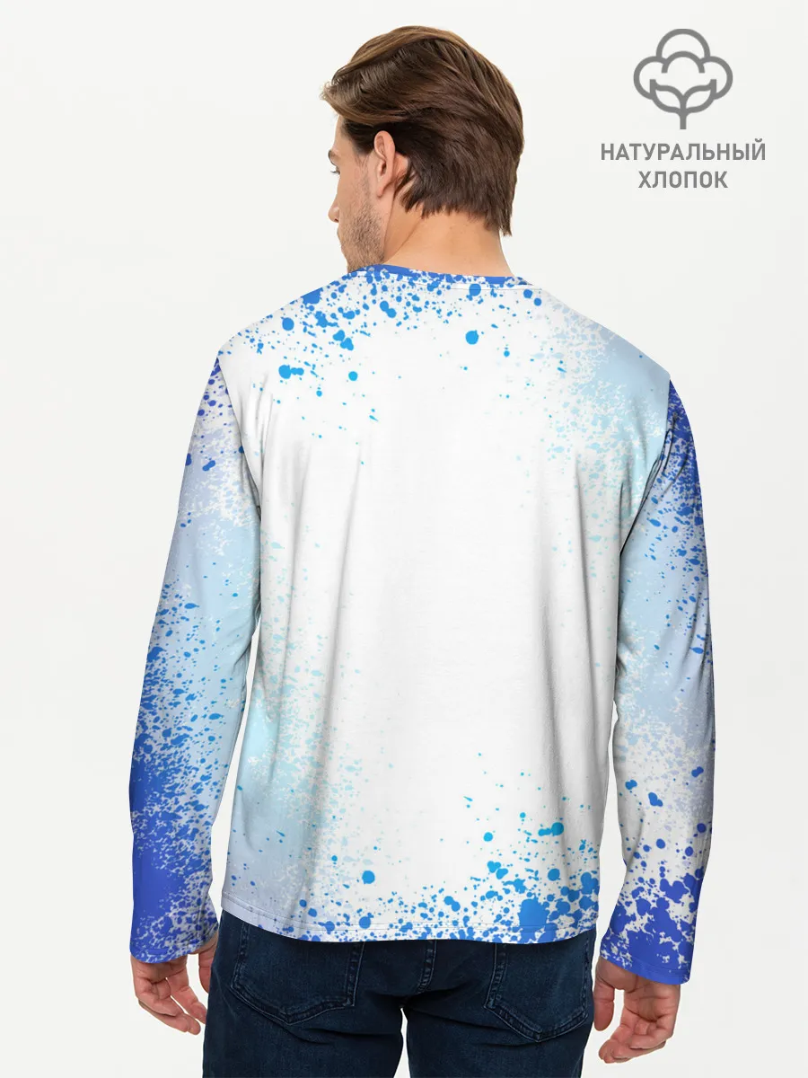 Мужской лонгслив базовый / Мона | Геншин Импакт