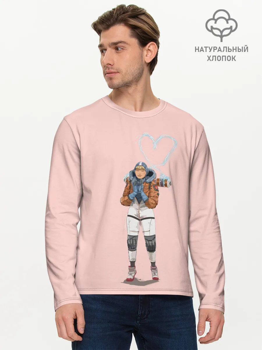 Мужской лонгслив базовый / Лайфлайн