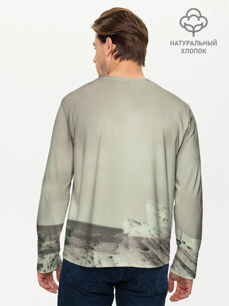 Мужской лонгслив базовый / Мумий Тролль Не помню зачем...