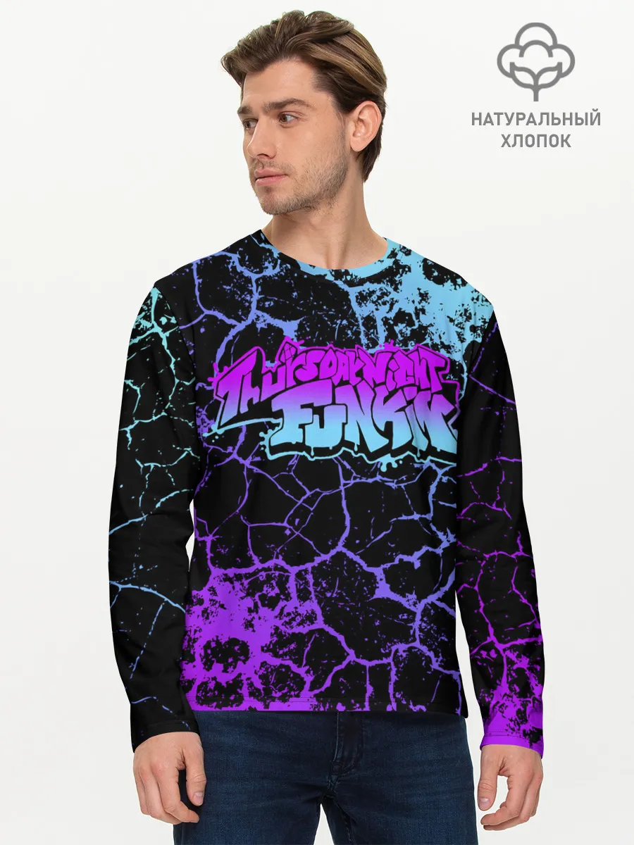 Мужской лонгслив базовый / Friday Night Funkin