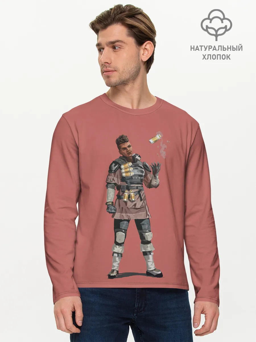 Мужской лонгслив базовый / Бангалор здесь