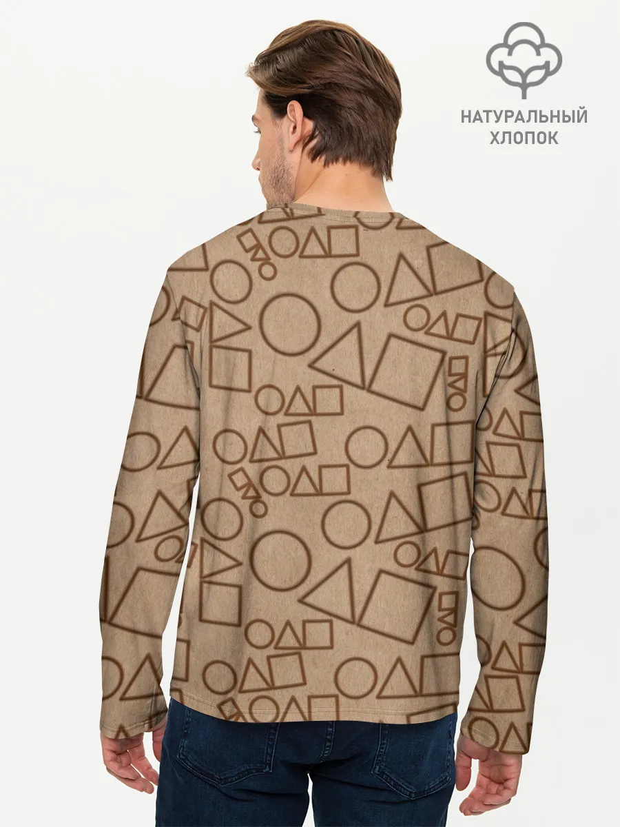 Мужской лонгслив базовый / Постер / Игра в кальмара