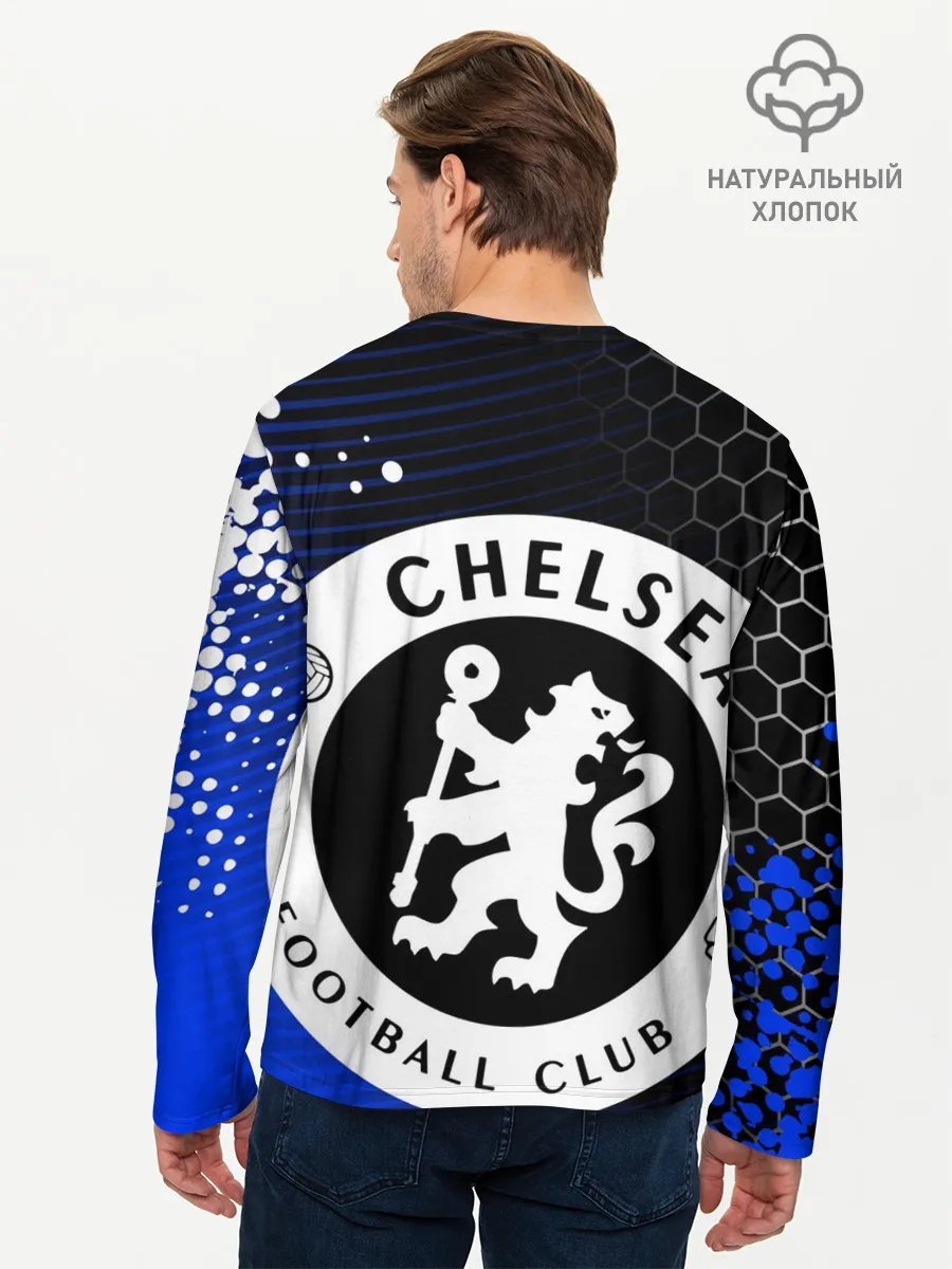 Мужской лонгслив базовый / ЭДЕН АЗАР / CHELSEA / ЧЕЛСИ