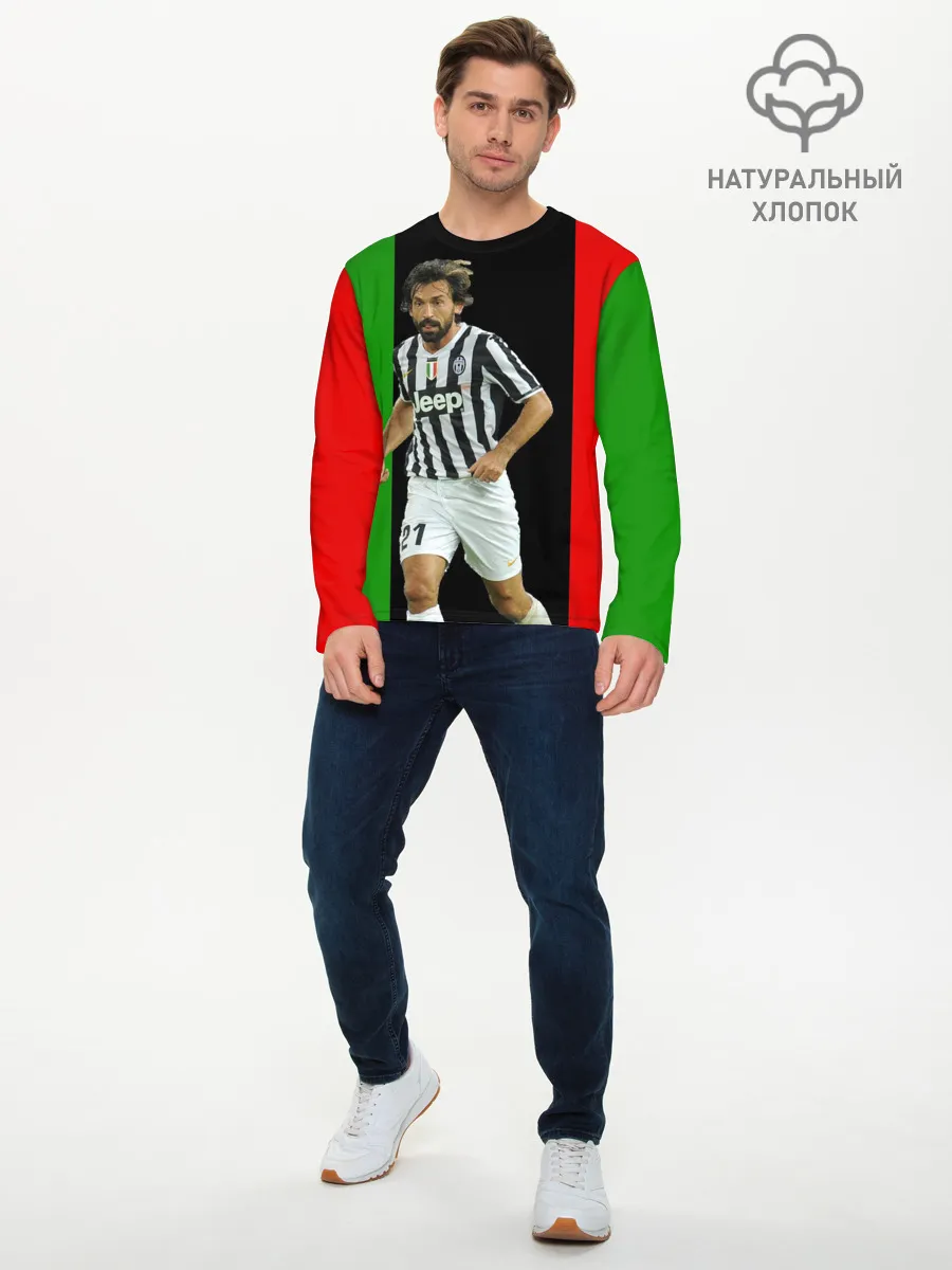 Мужской лонгслив базовый / Andrea Pirlo