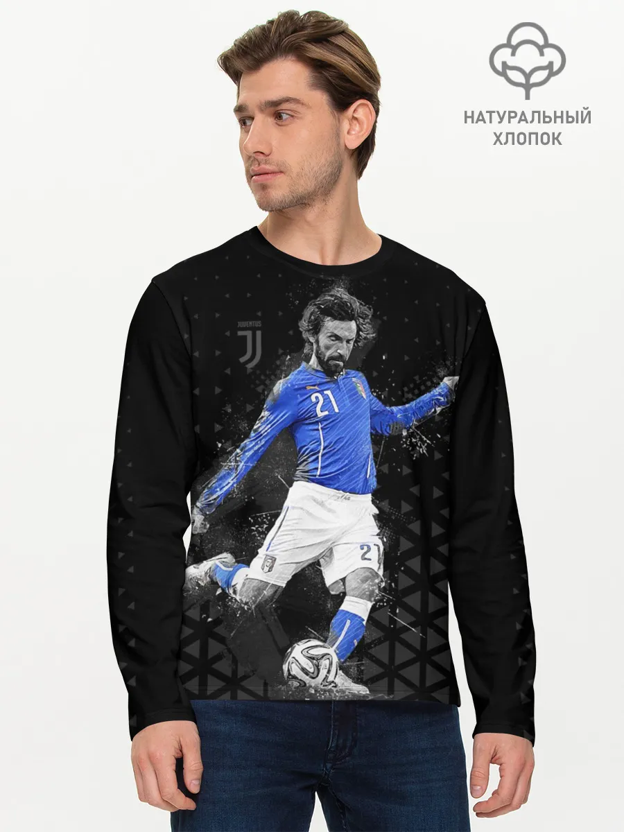 Мужской лонгслив базовый / Andrea Pirlo