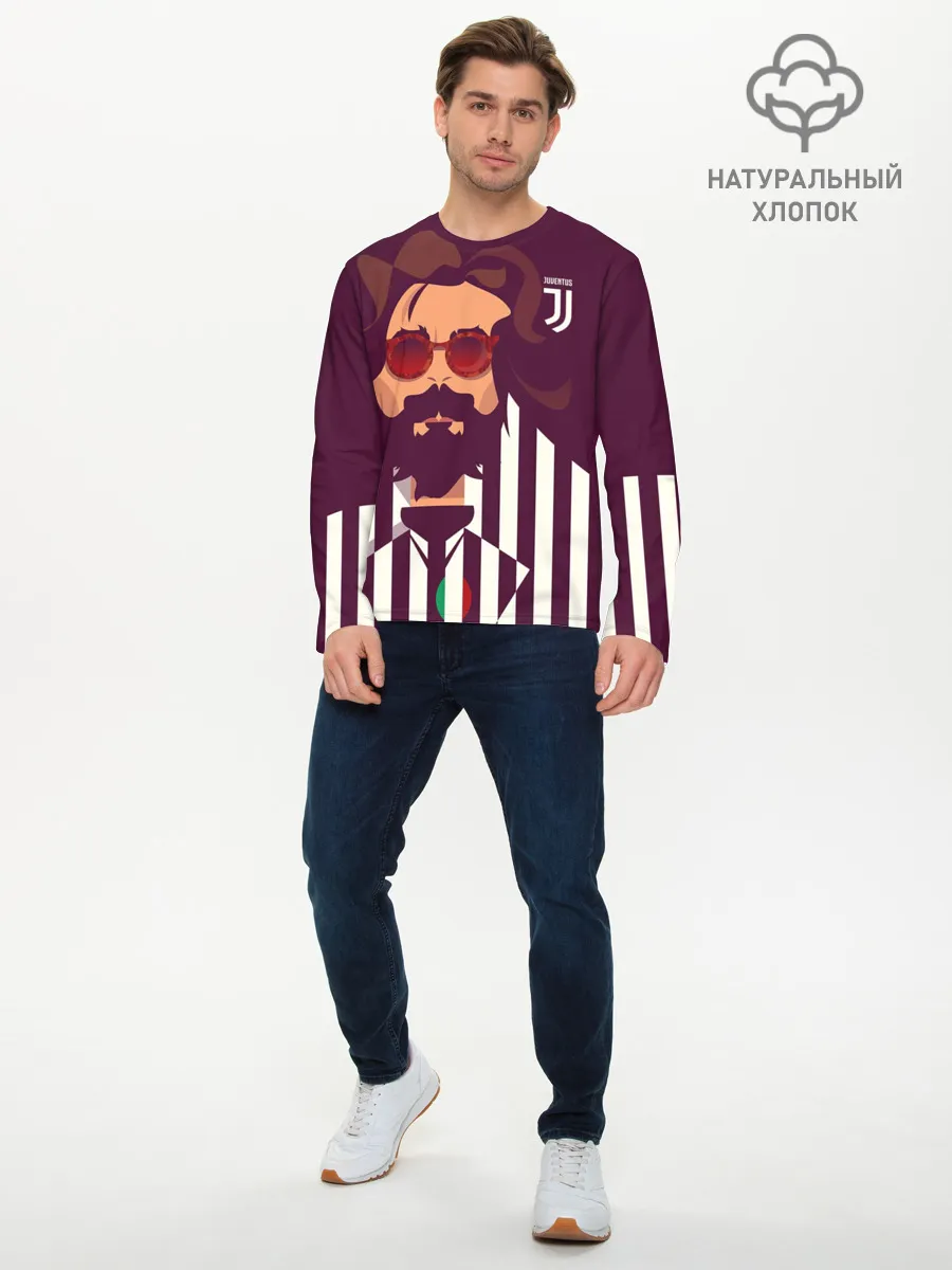 Мужской лонгслив базовый / Andrea Pirlo