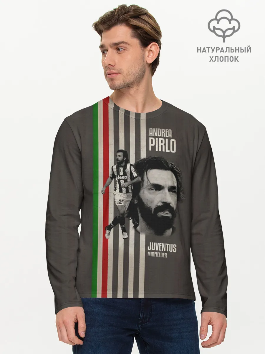 Мужской лонгслив базовый / Andrea Pirlo