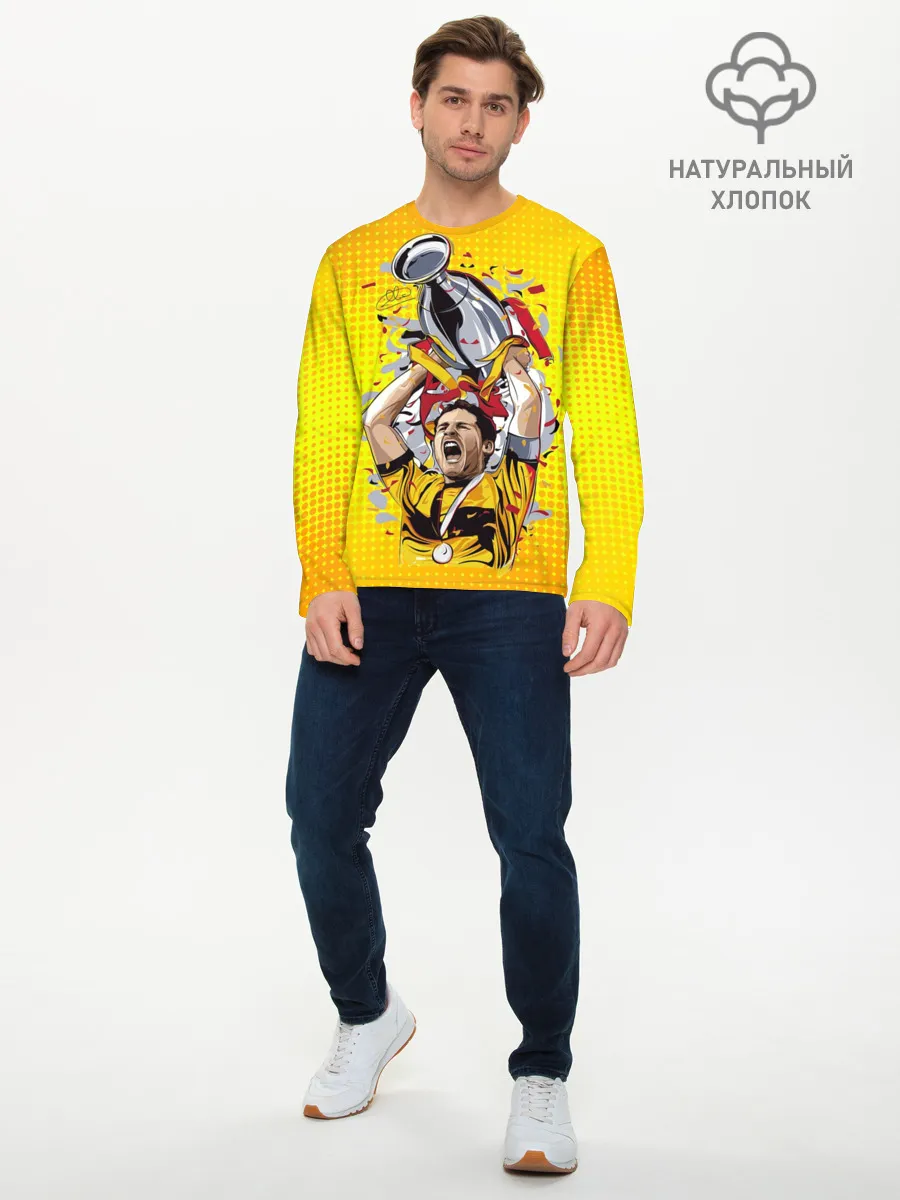 Мужской лонгслив базовый / Iker Casillas