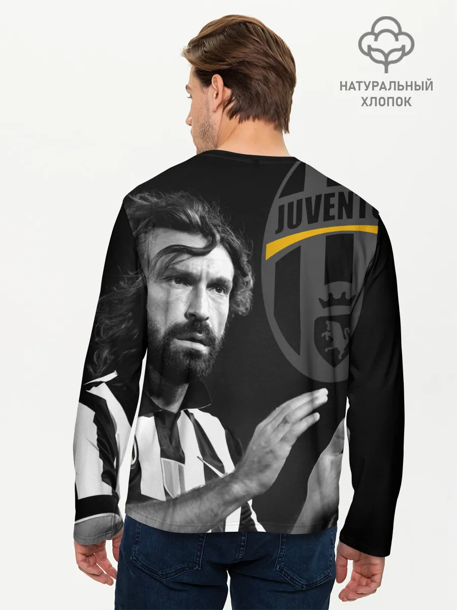 Мужской лонгслив базовый / Андреа Пирло