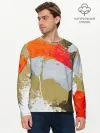 Мужской лонгслив базовый / Art Abstraction