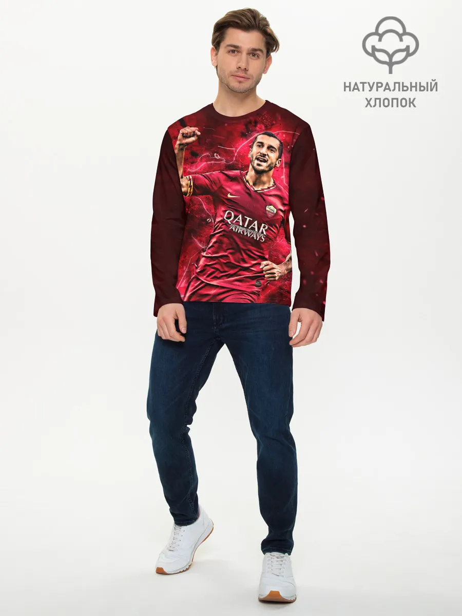 Мужской лонгслив базовый / Генрих Мхитарян