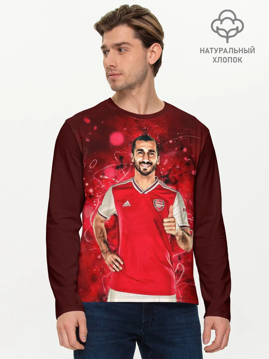 Мужской лонгслив базовый / Генрих Футбол