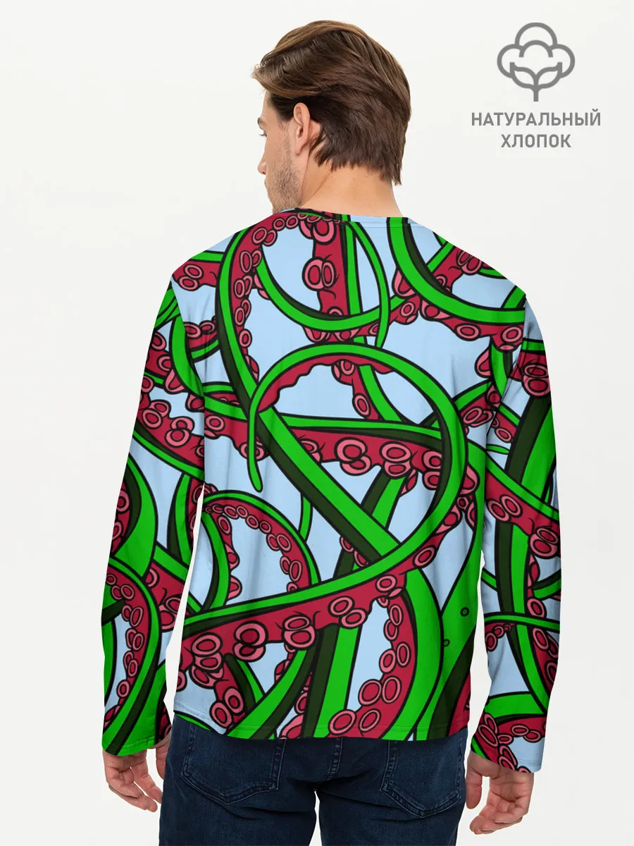 Мужской лонгслив базовый / Кракен / Kraken