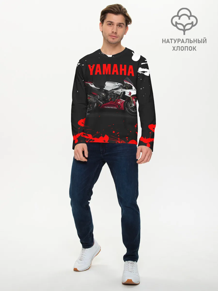 Мужской лонгслив базовый / YAMAHA [004]