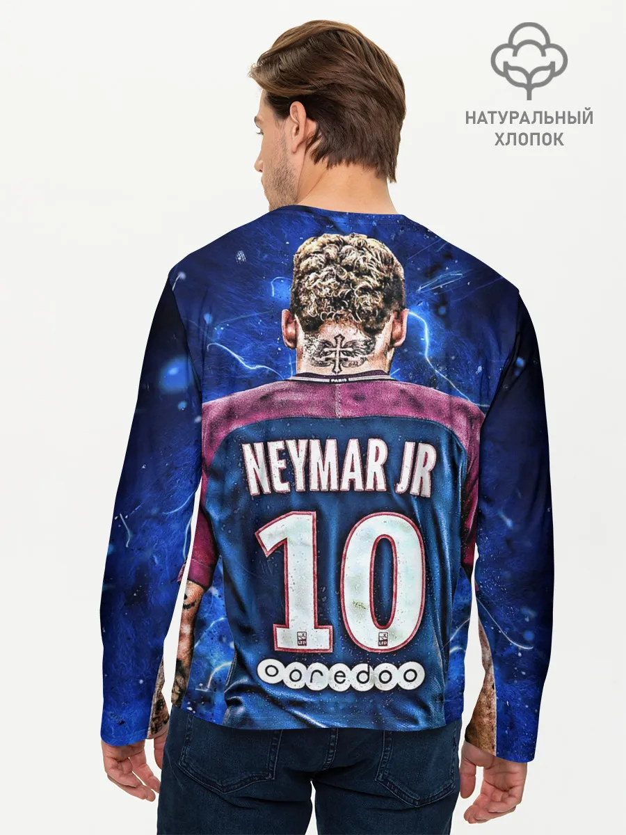 Мужской лонгслив базовый / Неймар младший