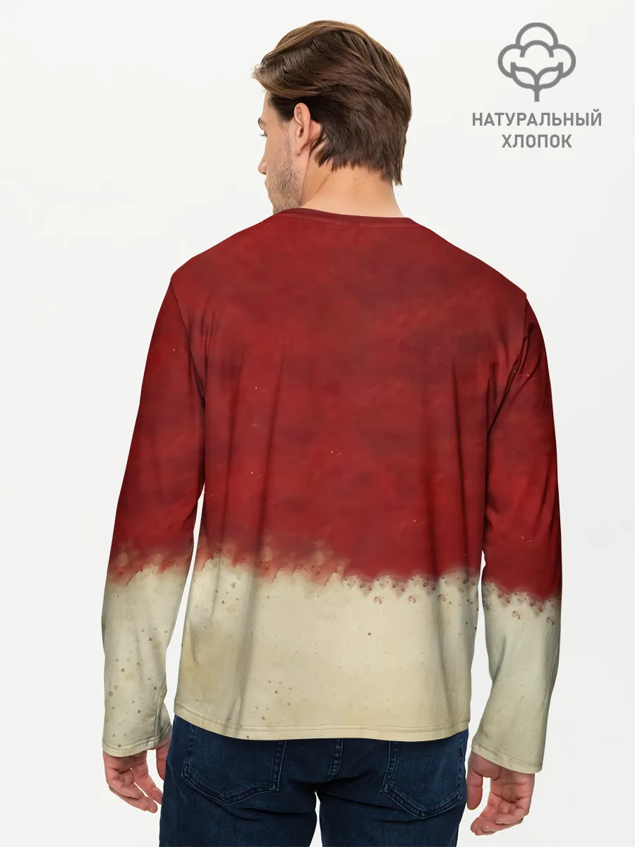 Мужской лонгслив базовый / Аста с мечом Чёрный клевер