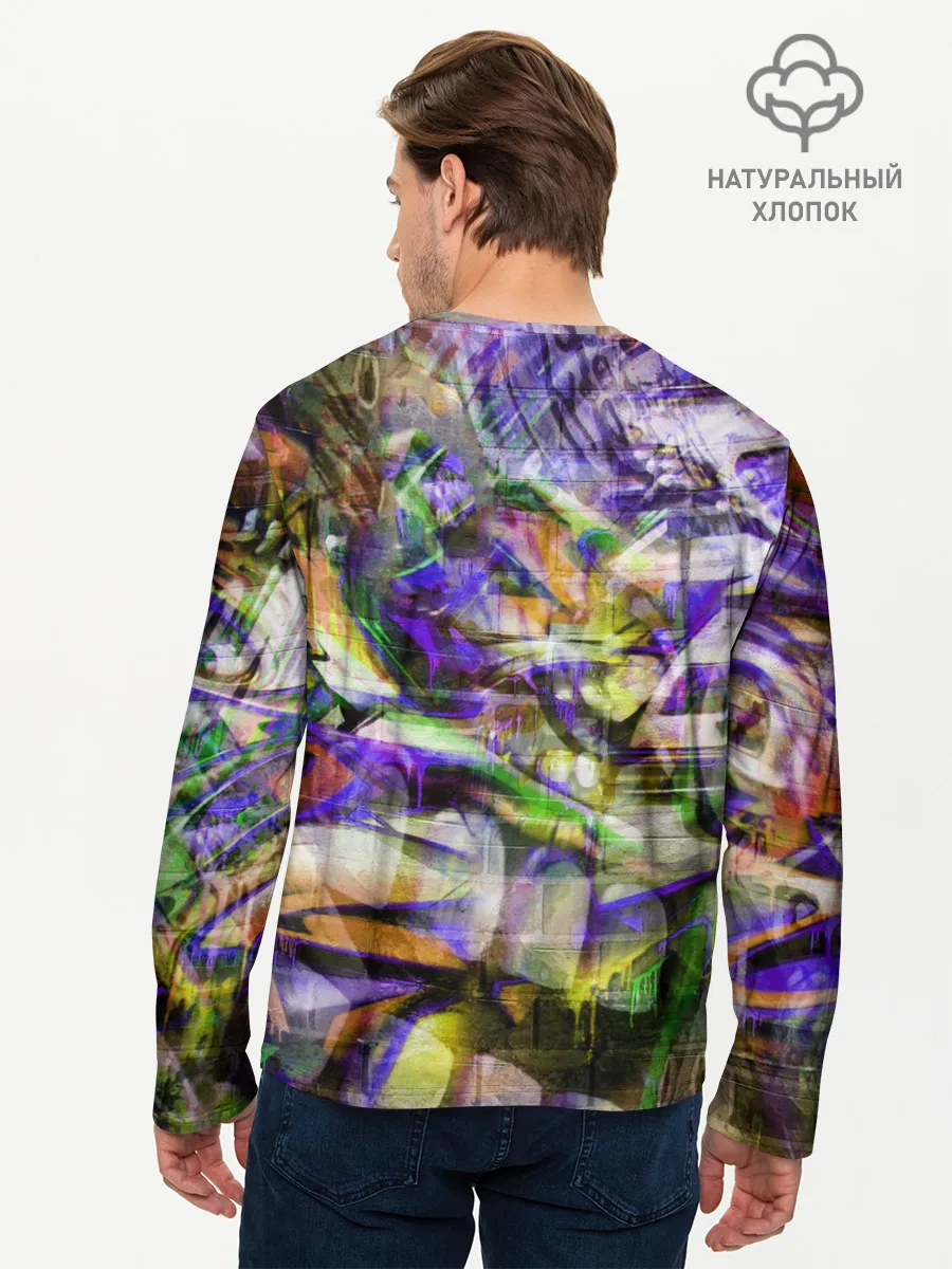 Мужской лонгслив базовый / Graffiti Art