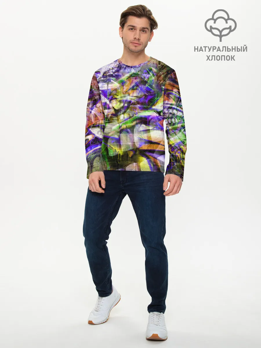 Мужской лонгслив базовый / Graffiti Art