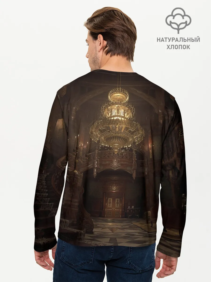 Мужской лонгслив базовый / Леди Альсина Димитреску