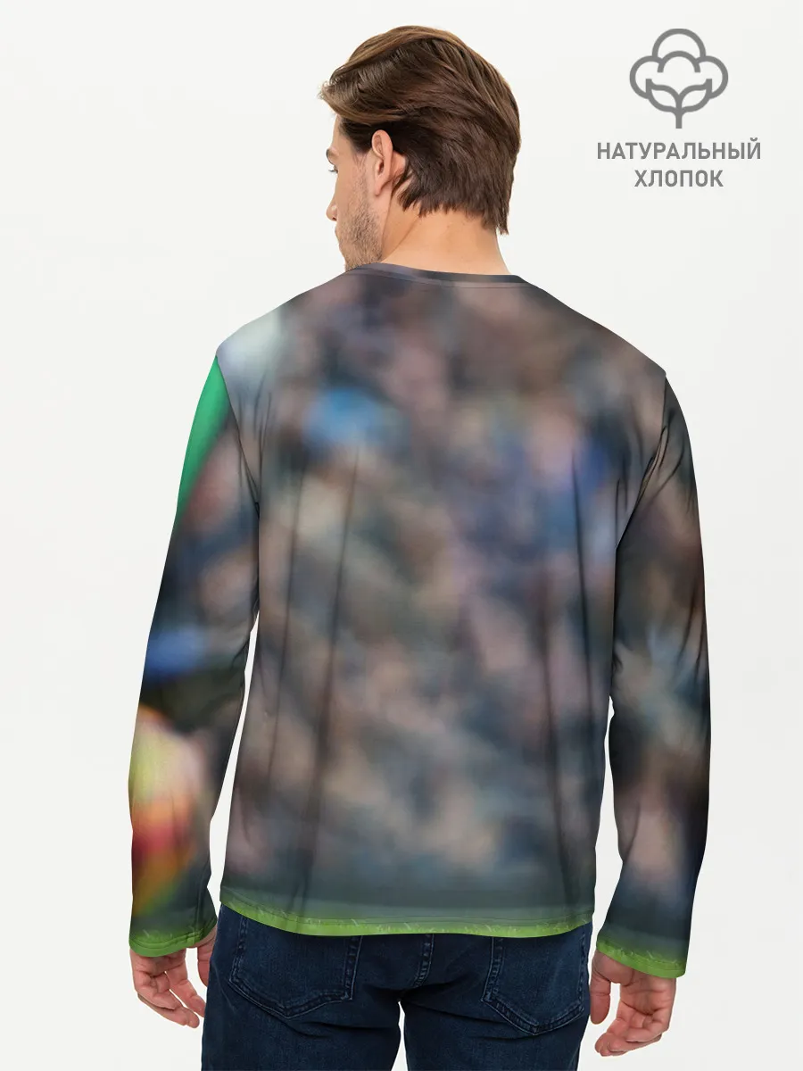 Мужской лонгслив базовый / Серхио Агуэро