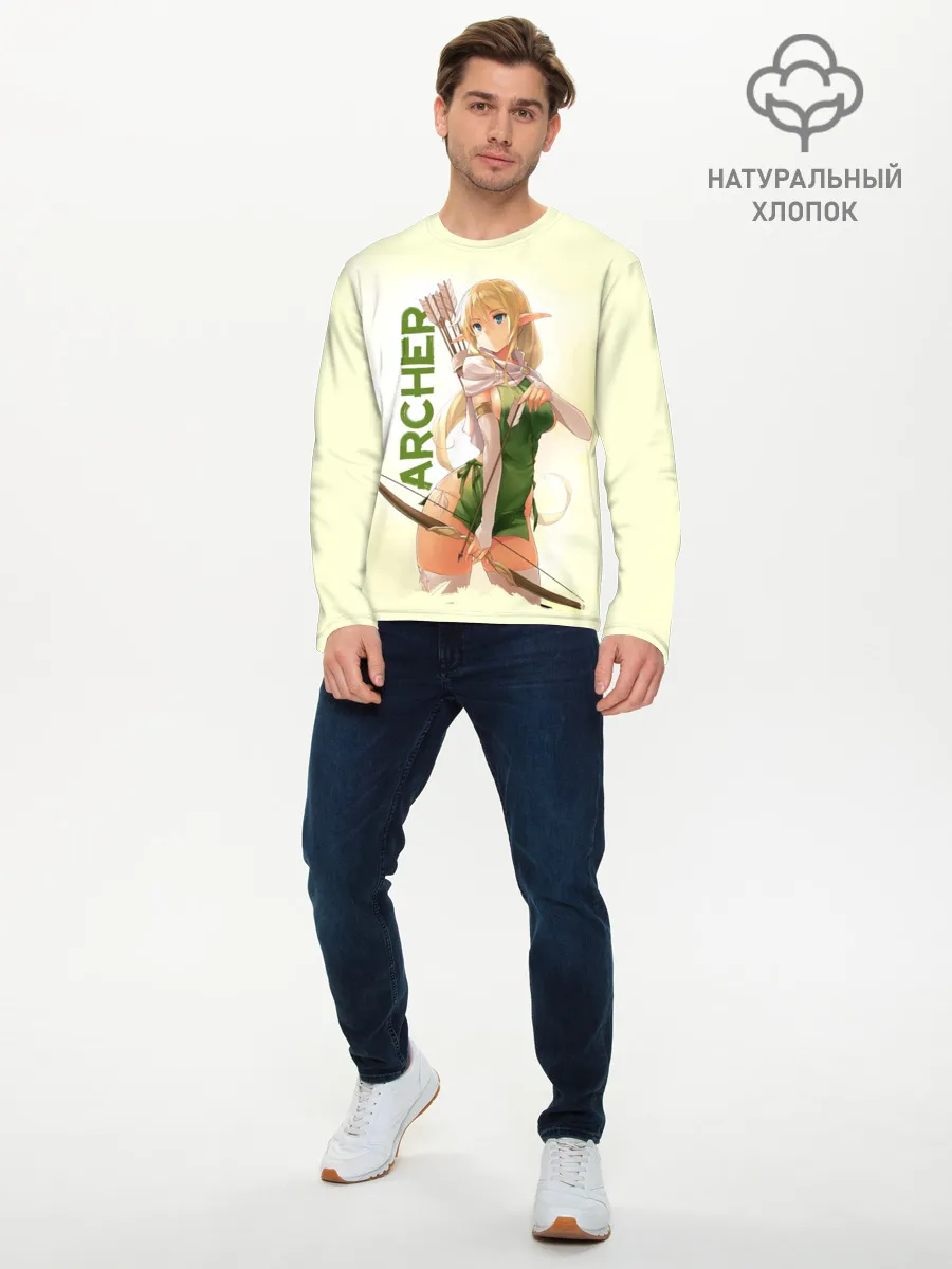 Мужской лонгслив базовый / Archer