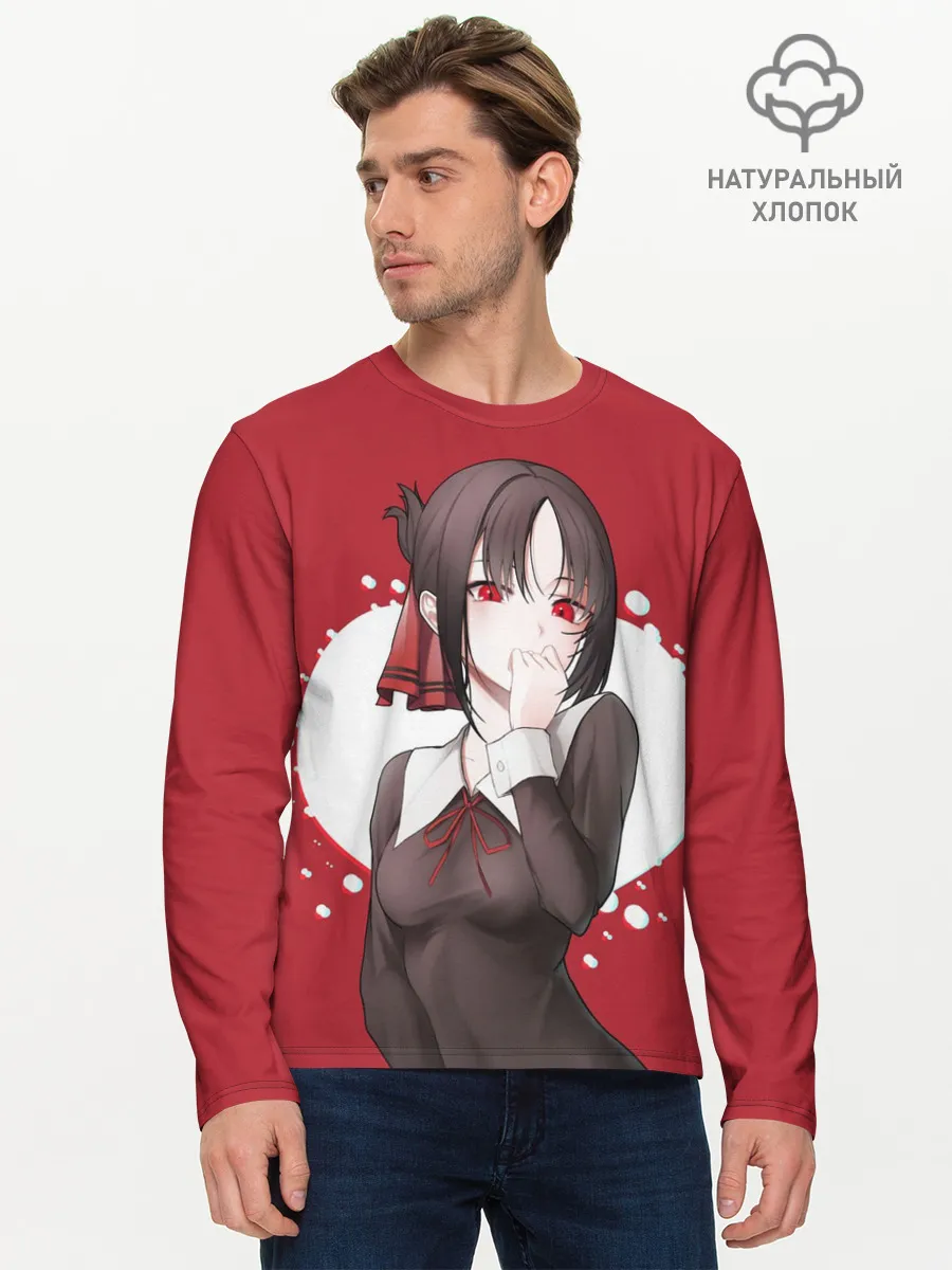 Мужской лонгслив базовый / Kaguya Love