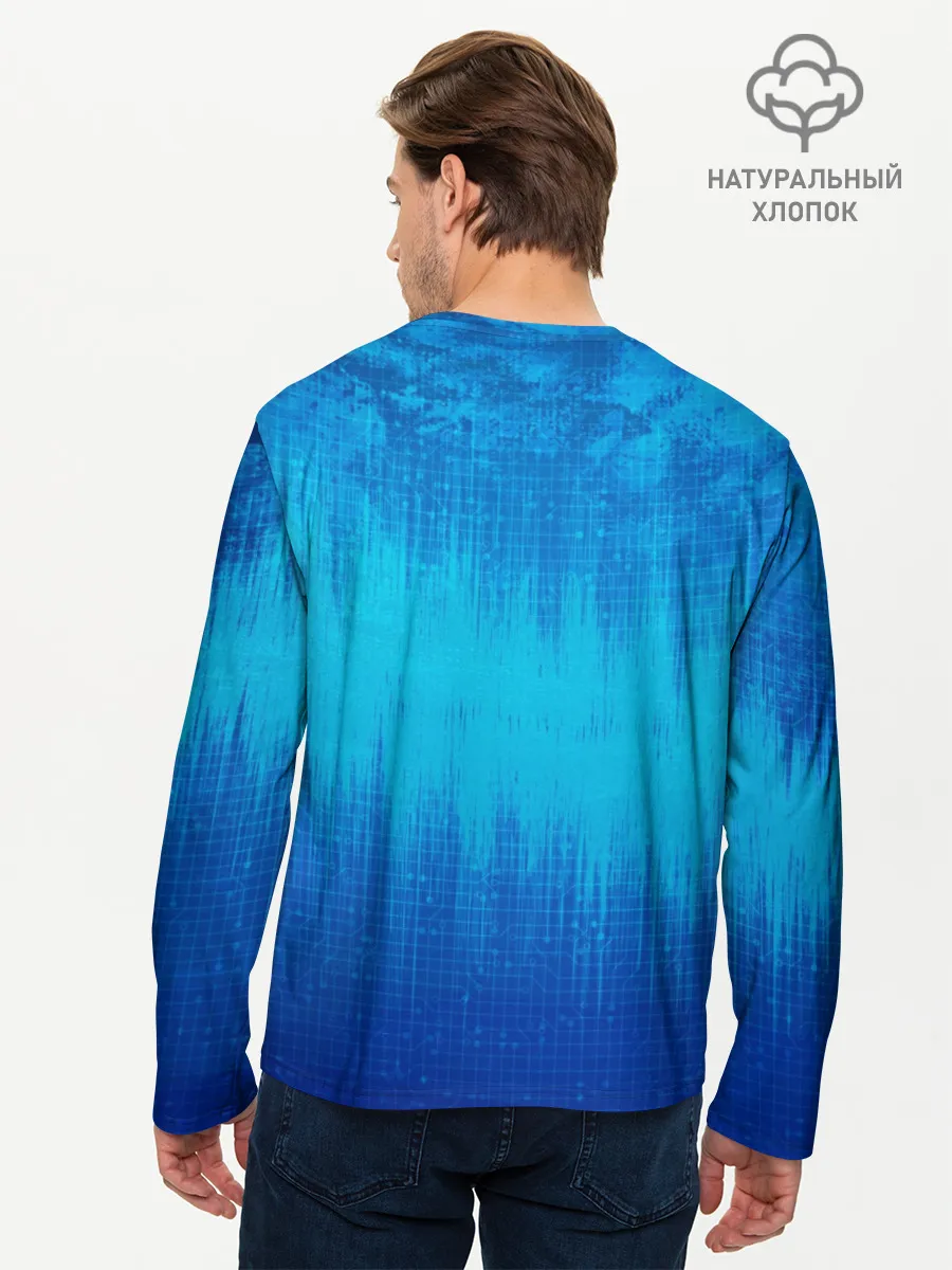 Мужской лонгслив базовый / Пиранья