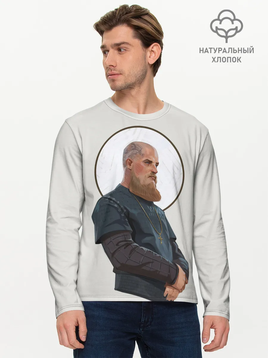 Мужской лонгслив базовый / Ragnarr Saint