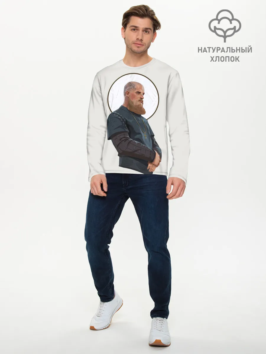 Мужской лонгслив базовый / Ragnarr Saint