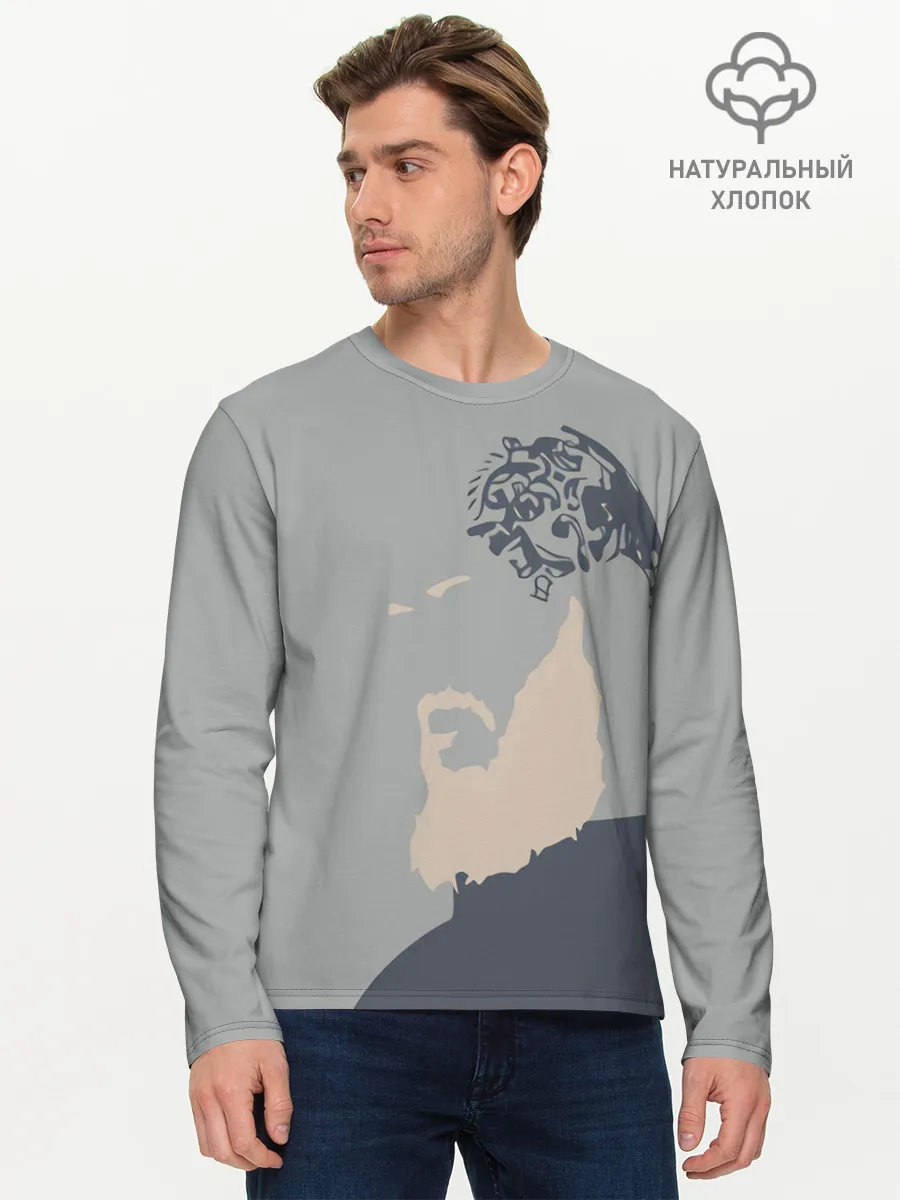 Мужской лонгслив базовый / Рагнар Лодброк