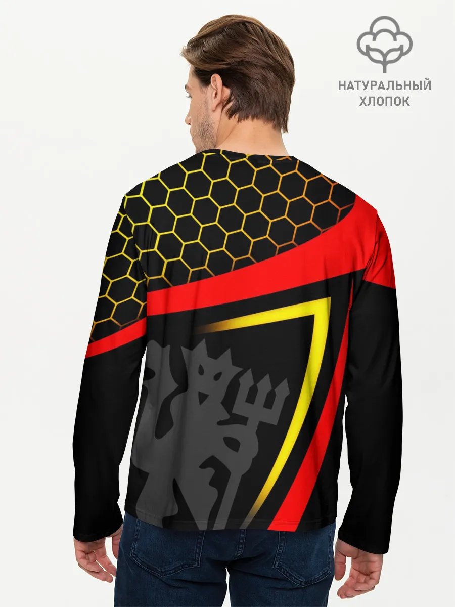 Мужской лонгслив базовый / МАНЧЕСТЕР / MANCHESTER / SPORT