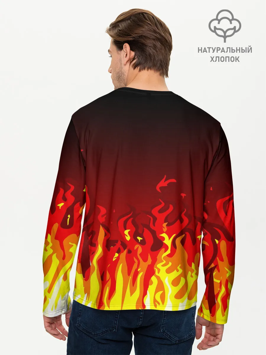 Мужской лонгслив базовый / MANCHESTER UNITED / ДЬЯВОЛ