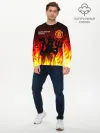 Мужской лонгслив базовый / MANCHESTER UNITED / ДЬЯВОЛ