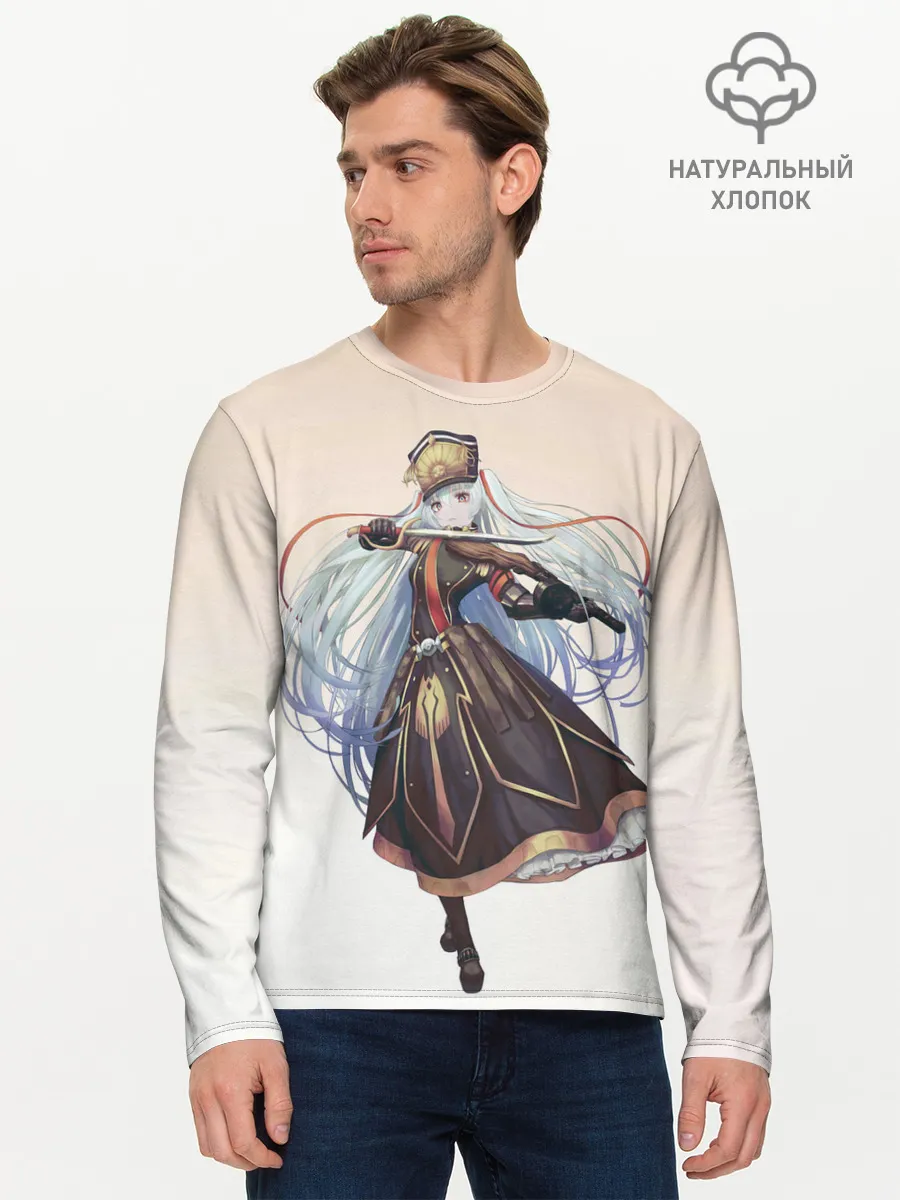 Мужской лонгслив базовый / Танец Альтаира