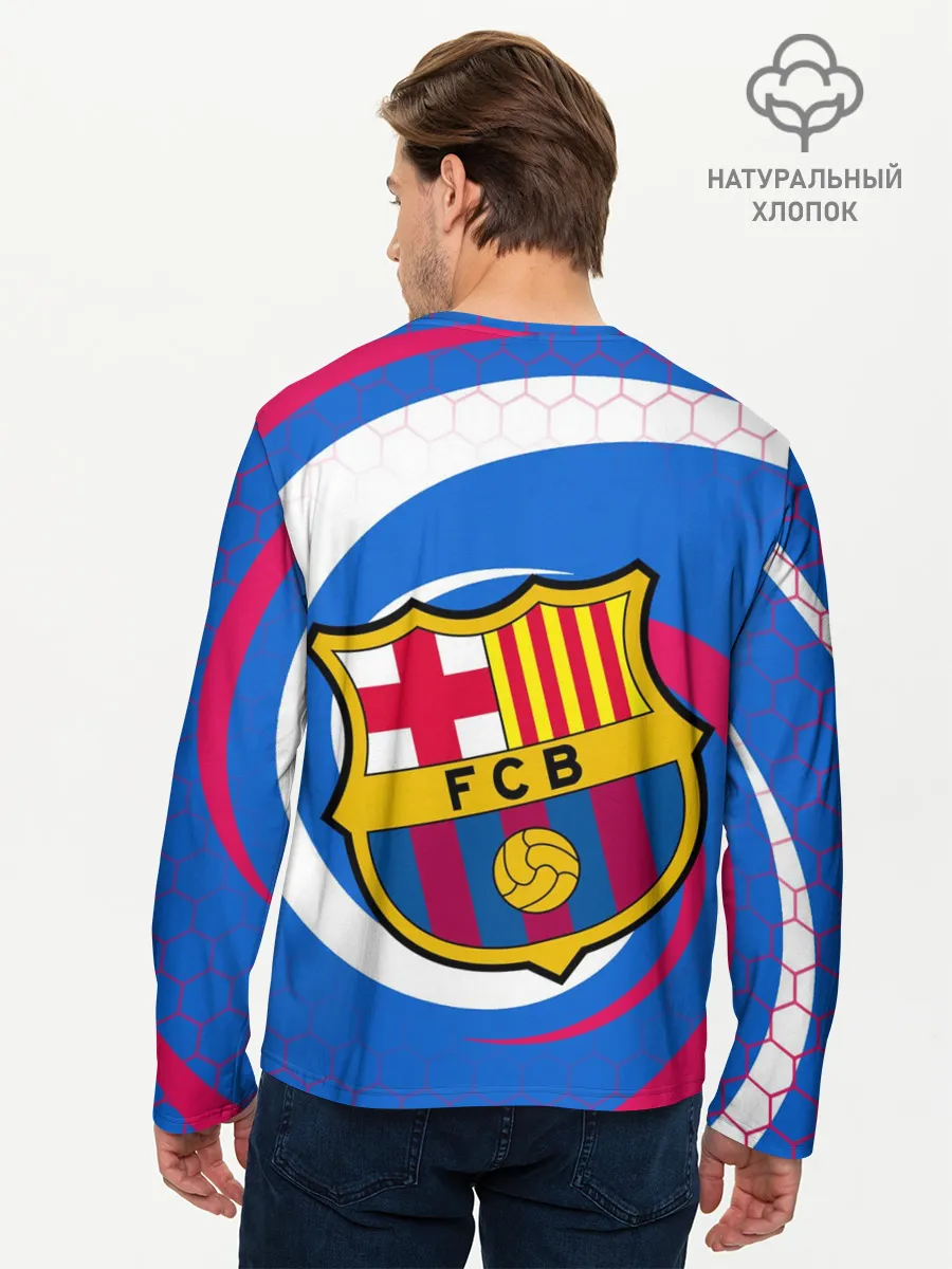 Мужской лонгслив базовый / FC BARCELONA / ФК БАРСЕЛОНА