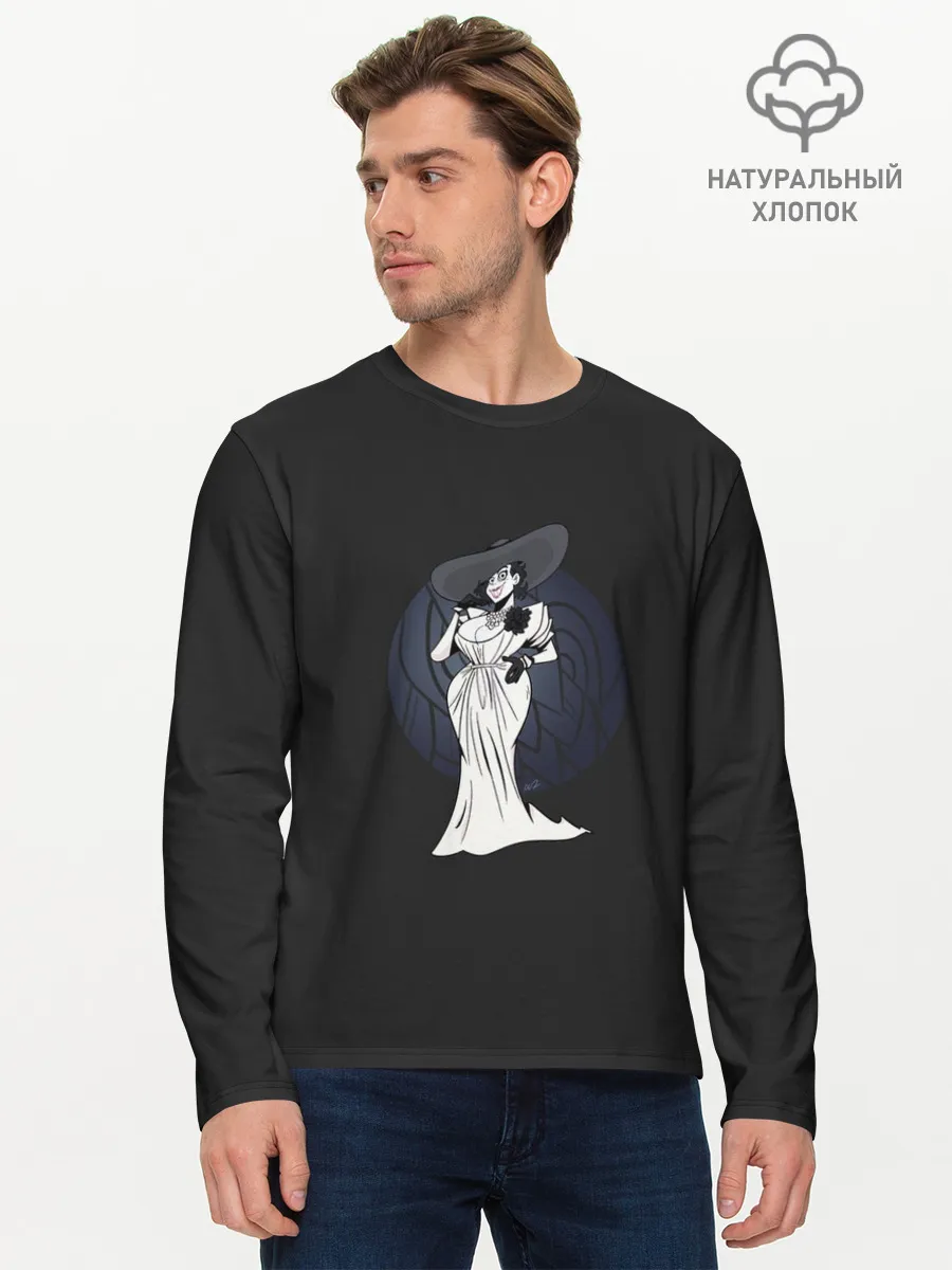 Мужской лонгслив базовый / Resident Evil. Lady Dimitrescu