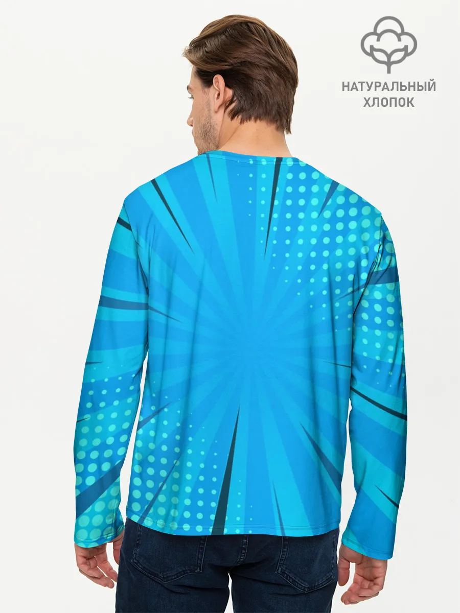 Мужской лонгслив базовый / Неуязвимый Марк Грэйсон