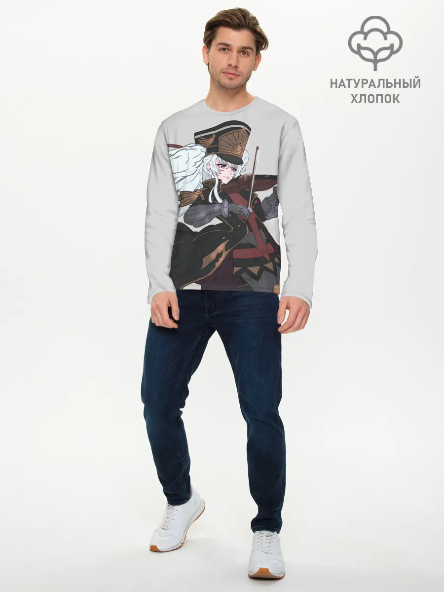 Мужской лонгслив базовый / Альтаир со скрипкой